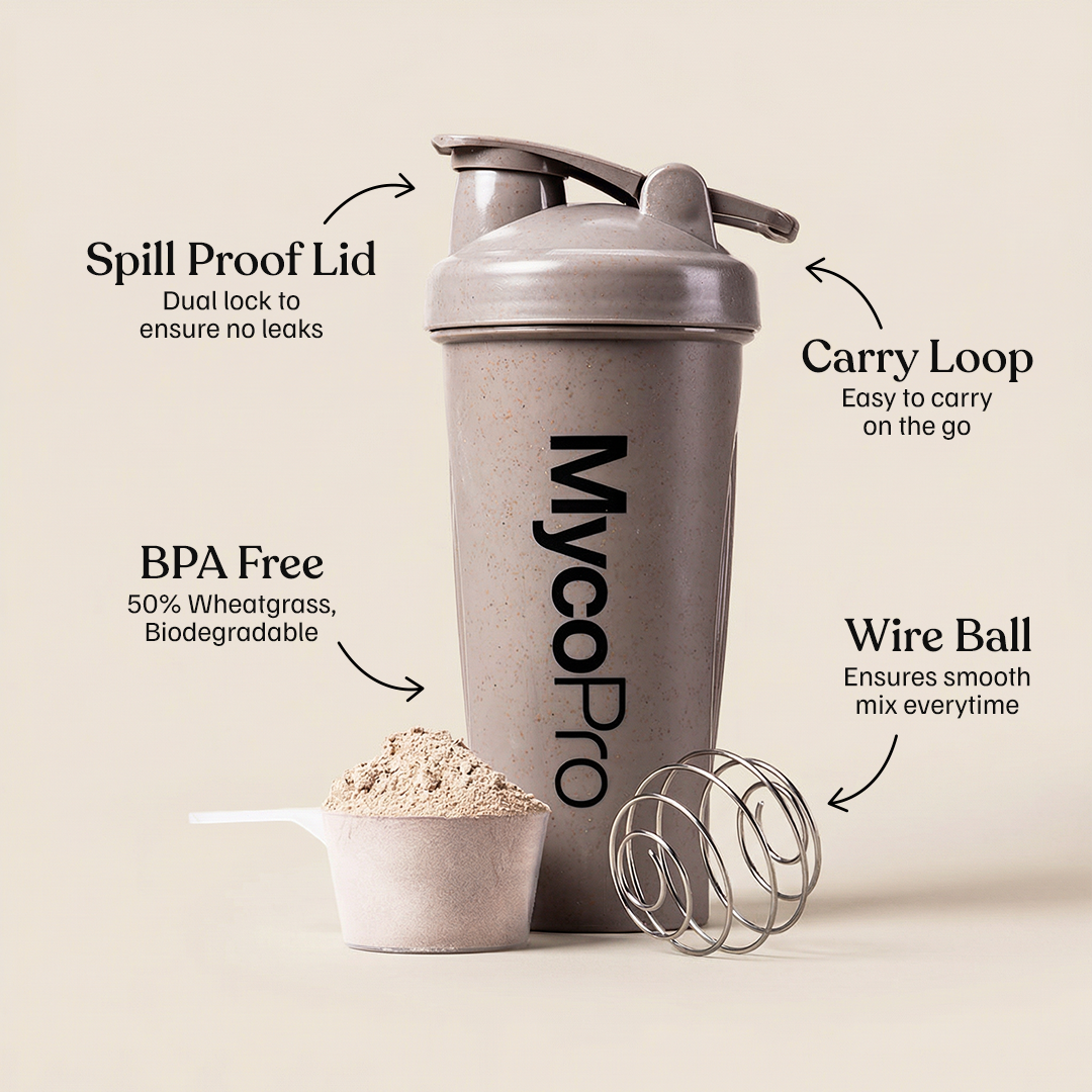 MycoPro - Mushroom Beige Protein Shaker