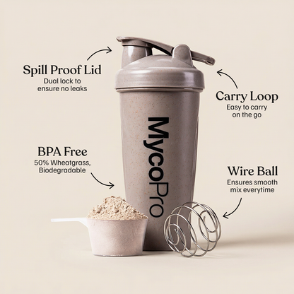 MycoPro - Mushroom Beige Protein Shaker