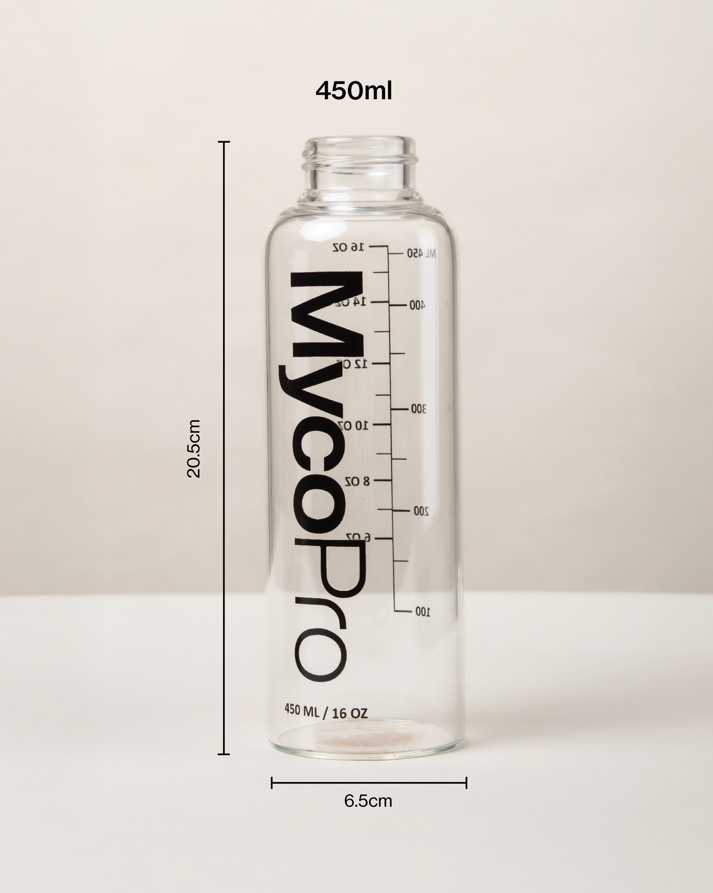 MycoPro - Glass Water Bottle